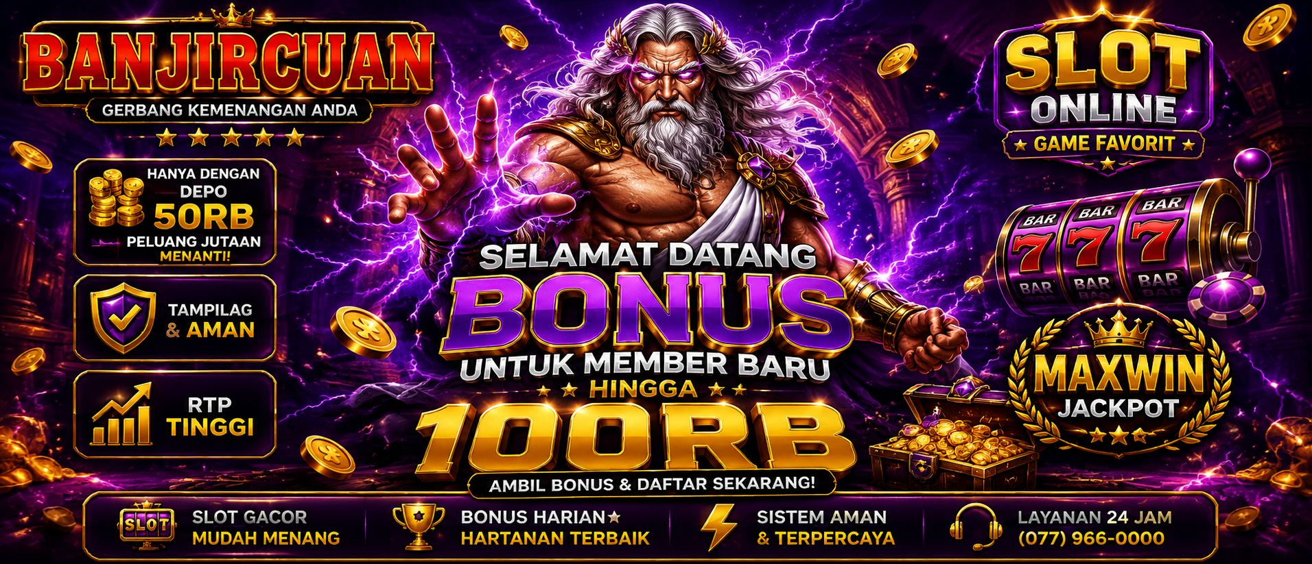 Banner BANJIRCUAN - Situs Resmi, Link Alternatif dan Login
